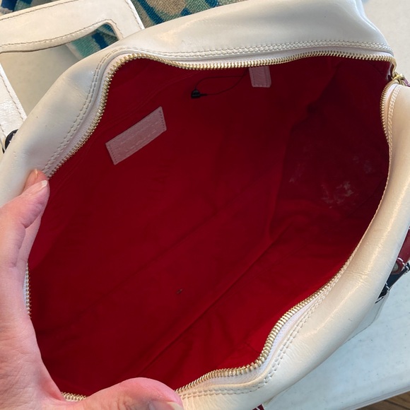 VTG Alviero Martini White and Red Women's Bag - Picture 8 of 13